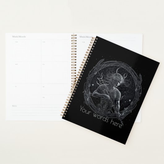 Creëer Uw eigen mystieke Astrologie Boogschutter Planner (Display)