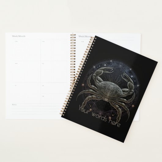 Creëer Uw eigen mystieke Astrologie Kanker Zodiac Planner (Display)