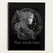 Creëer Uw eigen mystieke Astrologie Maagd Zodiac Planner (Voorkant)