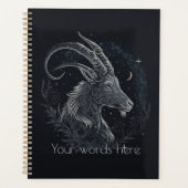Creëer Uw eigen mystieke Astrologie Steenbok Planner (Voorkant)