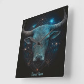 Creëer Uw eigen mystieke Astrologie Stier Zodiac Vierkante Klok (Hoek)