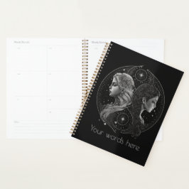 Creëer Uw eigen mystieke Astrologie Tweelingen Zod Planner