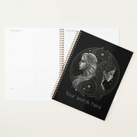 Creëer Uw eigen mystieke Astrologie Tweelingen Zod Planner (Display)