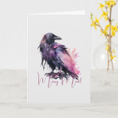 Creëer Uw eigen mystieke Black Raven Kaart (Gele Bloem)