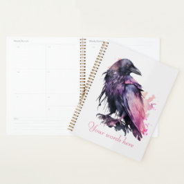 Creëer Uw eigen mystieke Black Raven Planner