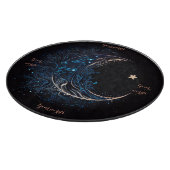 Creëer Uw eigen mystieke blauw & gouden maanaltaar Snijplank (Hoek)