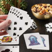 Creëer Uw eigen mystieke deur Pokerkaarten (Insitu)