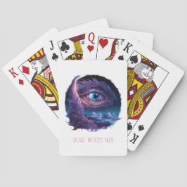 Creëer Uw eigen mystieke Drakenoog Pokerkaarten