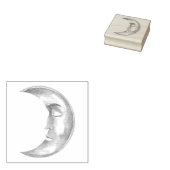 Creëer Uw eigen mystieke Halve Maan Man Rubberstempel (Gestempeld)