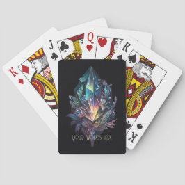 Creëer Uw eigen mystieke kristallen Pokerkaarten