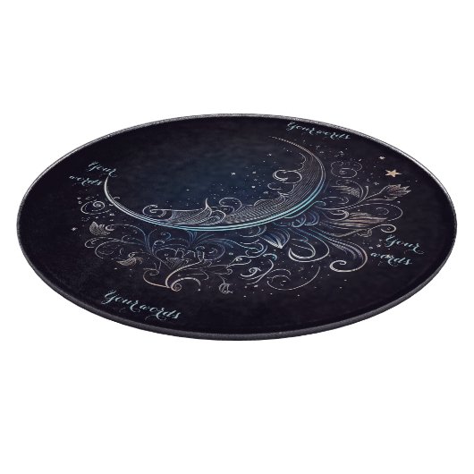 Creëer Uw eigen mystieke Silver Moon Altar Board Snijplank (Hoek)