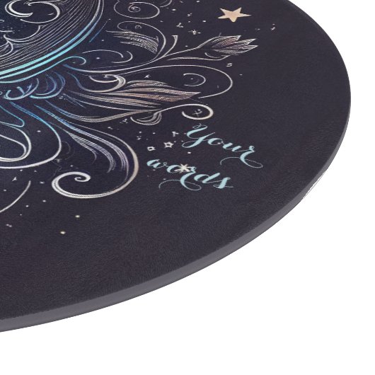 Creëer Uw eigen mystieke Silver Moon Altar Board Snijplank (Hoek)