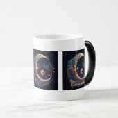 Creëer Uw eigen mystieke Zeemeermin Moon Magische Mok (Voorkant rechts)