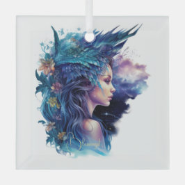 Creëer Uw eigen mythische amfiet nimf Glas Ornament