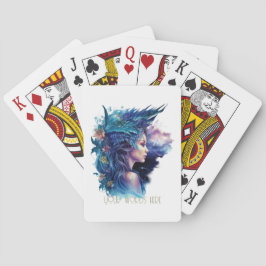 Creëer Uw eigen mythische amfiet nimf Pokerkaarten