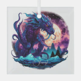 Creëer Uw eigen Mythische Kraken Waterdraak Glas Ornament