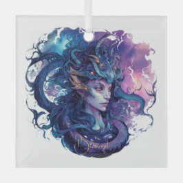 Creëer Uw eigen mythische Medusa Gorgon Glas Ornament