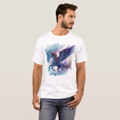 Creëer Uw eigen mythische Pegasus T-shirt (Voorkant volledig)