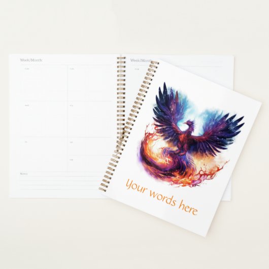 Creëer Uw eigen Mythische Phoenix Firebird Planner (Display)