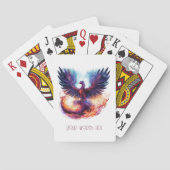 Creëer Uw eigen Mythische Phoenix Firebird Pokerkaarten (Achterkant)