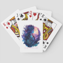 Creëer Uw eigen mythische sirene zeemeermin Pokerkaarten