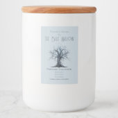 Creëer Uw eigen Mytsical Blue Tree Apothecary Voedselcontainer Etiket (Voorkant)