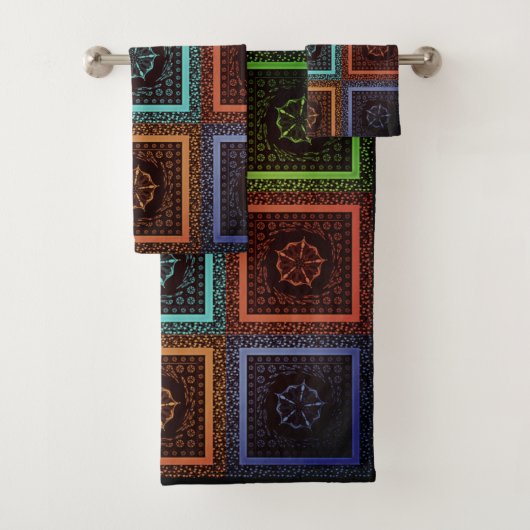 Creëer uw eigen naadloze patroon. Gecontroleerde h Bad Handdoek (Insitu)