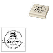 Creëer uw eigen naaien rubberstempel (Gestempeld)