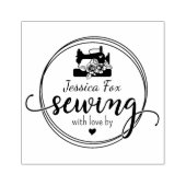 Creëer uw eigen naaien rubberstempel (Afrduk)