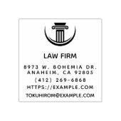 Creëer Uw eigen naam advocatenkantoor Retouradres Rubberstempel (Afrduk)