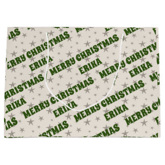 Creëer Uw eigen naam Birthday Large Gift Bag Groot Cadeauzakje