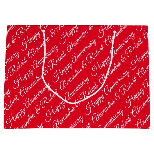 Creëer Uw eigen naam Jubileum Grote Cadeautas (Voorkant)