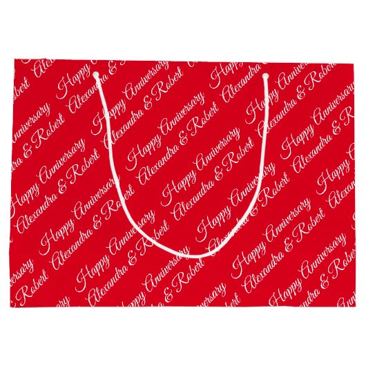 Creëer Uw eigen naam Jubileum Grote Cadeautas (Achterkant)