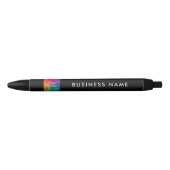 Creëer Uw eigen naam Kantoor Business Logo hier Zwarte Inkt Pen (Voorkant)