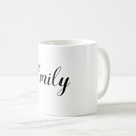 Creëer Uw eigen naam Mok | wit (Voorkant rechts)