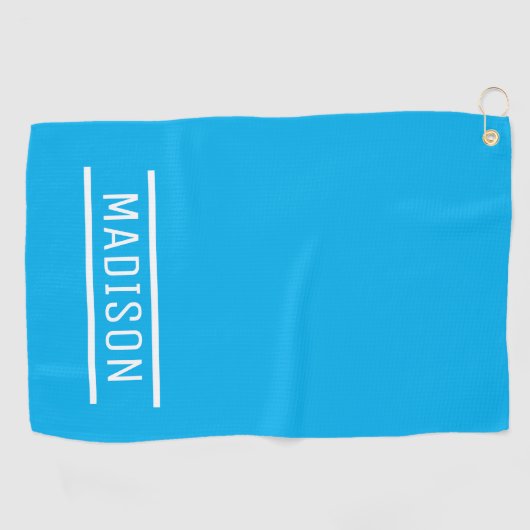 Creëer Uw eigen naam op maat Golfhanddoek (Horizontaal)