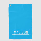 Creëer Uw eigen naam op maat Golfhanddoek (Voorkant)