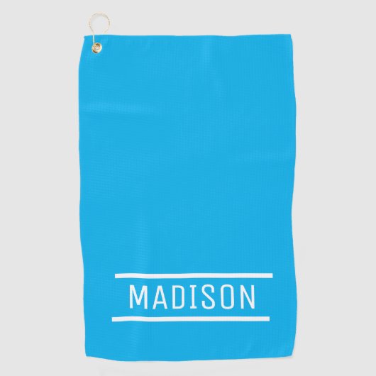 Creëer Uw eigen naam op maat Golfhanddoek (Voorkant)