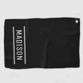 Creëer Uw eigen naam op maat Golfhanddoek (Horizontaal)