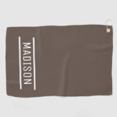 Creëer Uw eigen naam op maat Golfhanddoek (Horizontaal)