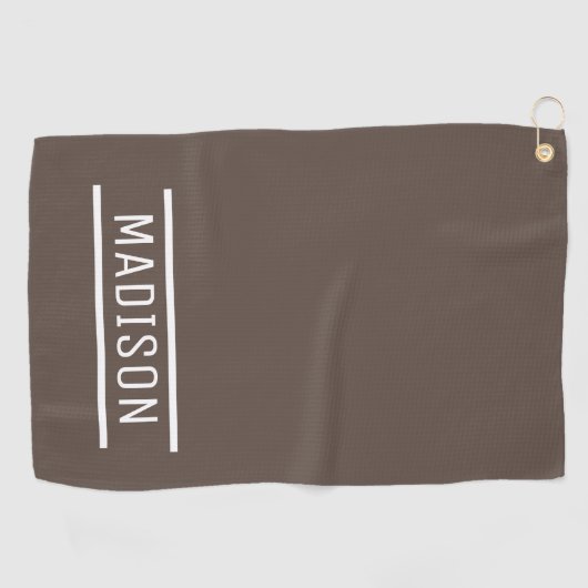 Creëer Uw eigen naam op maat Golfhanddoek (Horizontaal)