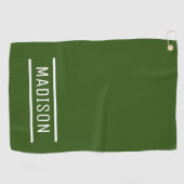 Creëer Uw eigen naam op maat Golfhanddoek (Horizontaal)