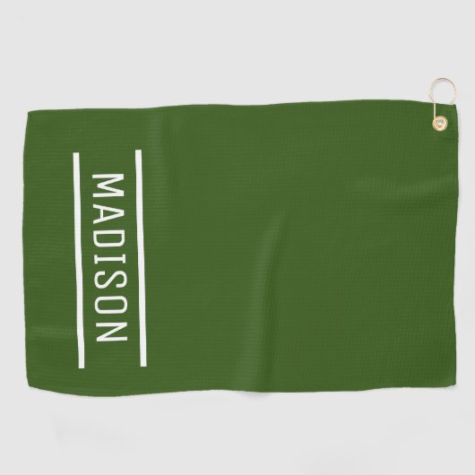 Creëer Uw eigen naam op maat Golfhanddoek (Horizontaal)