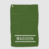 Creëer Uw eigen naam op maat Golfhanddoek (Voorkant)