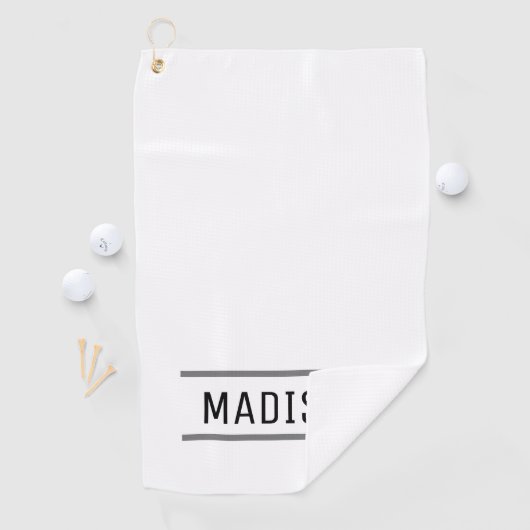 Creëer Uw eigen naam op maat Golfhanddoek (Insitu)