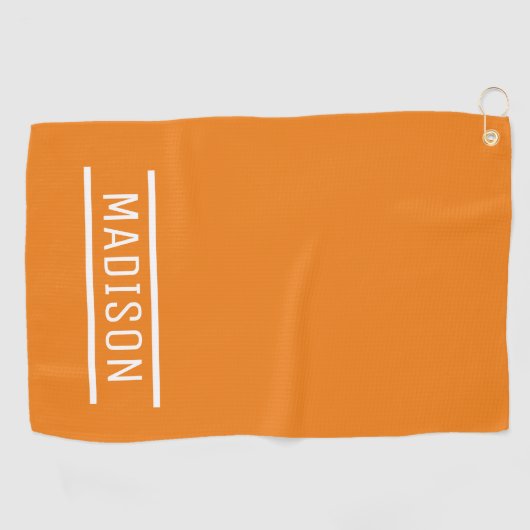 Creëer Uw eigen naam op maat Golfhanddoek (Horizontaal)