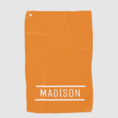 Creëer Uw eigen naam op maat Golfhanddoek (Voorkant)