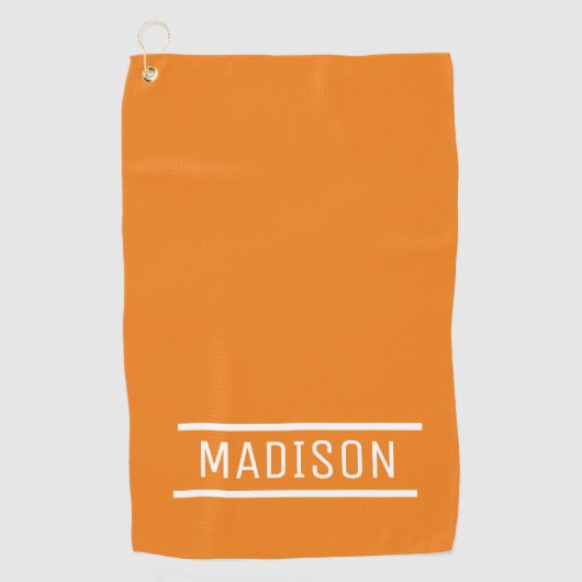 Creëer Uw eigen naam op maat Golfhanddoek (Voorkant)