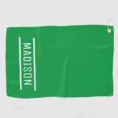 Creëer Uw eigen naam op maat Golfhanddoek (Horizontaal)