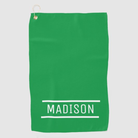 Creëer Uw eigen naam op maat Golfhanddoek (Voorkant)